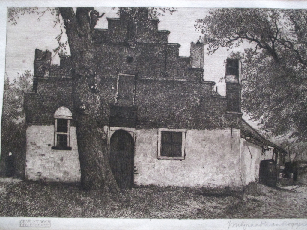 Joh. Graadt van Roggen, ets kopen? Bied vanaf 25!