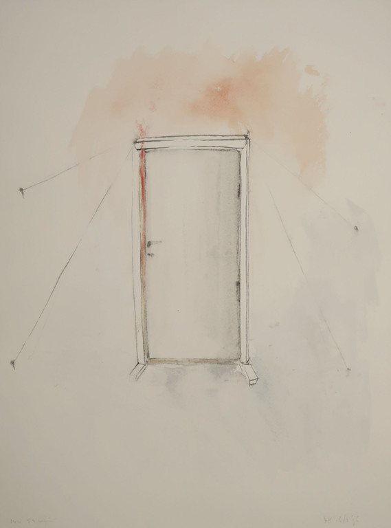 Hans Kuijs: Aquarel, Z.T. Deur kopen? Bied vanaf 1!