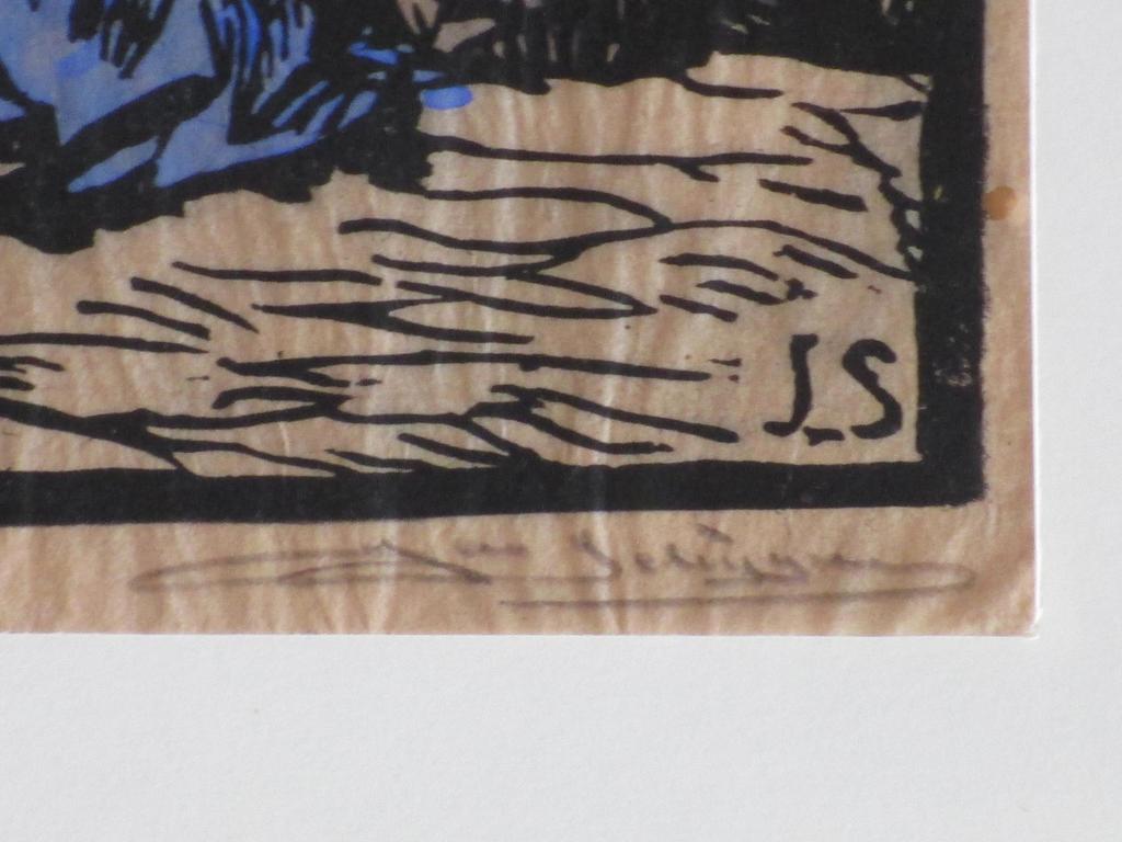 Onbekend, J.S., Kleurhoutsnede, Nettenboetsters kopen? Bied vanaf 1!