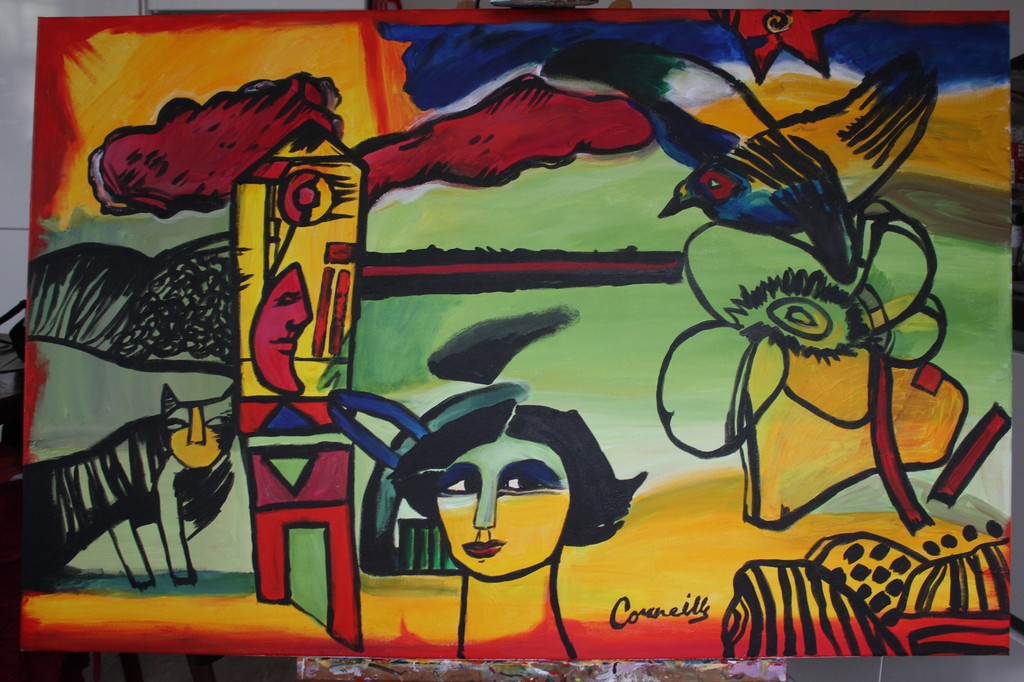 Elena Polyakova: Acrylverf ,  After Corneille kopen? Bied vanaf 145!