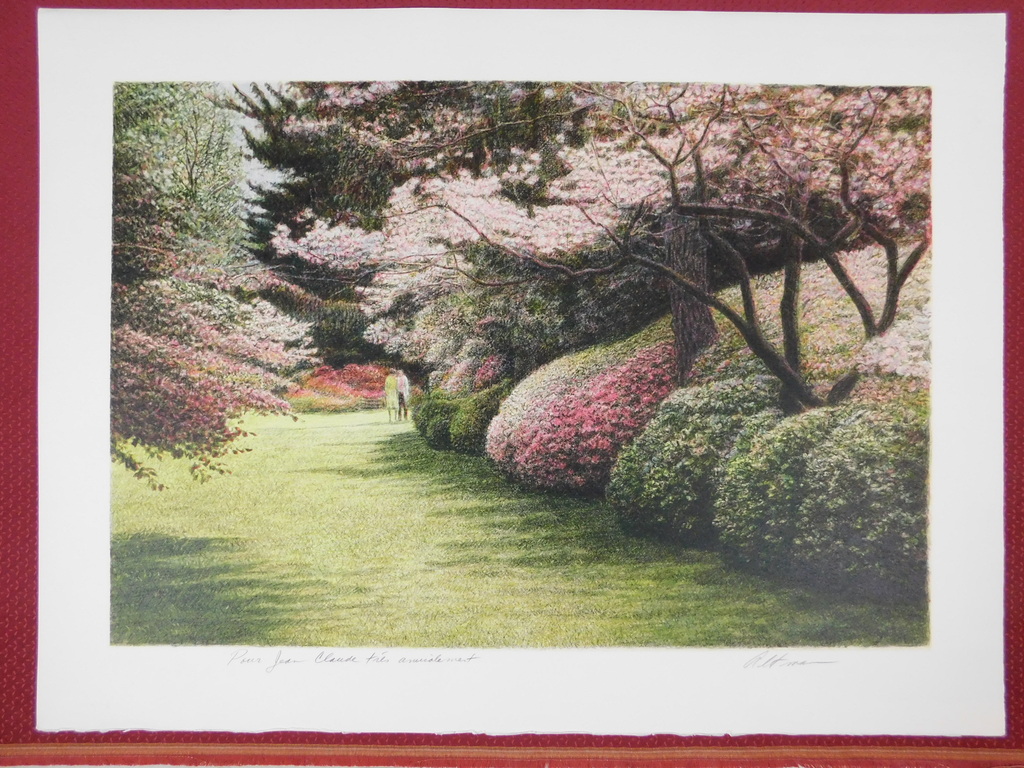 Harold Altman - Kleurenlitho - Strolling in the Spring kopen? Bied vanaf 45!