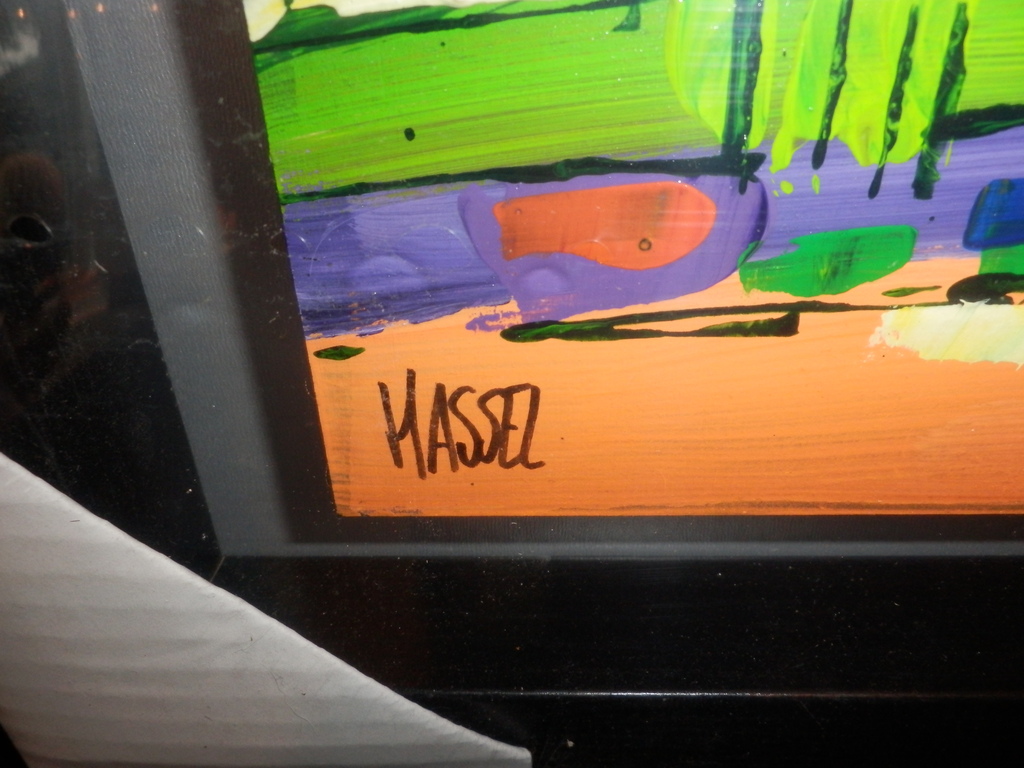 AD van HASSEL Schilderij in baklijst LANDSCAPE uit 2012 kopen? Bied vanaf 45!