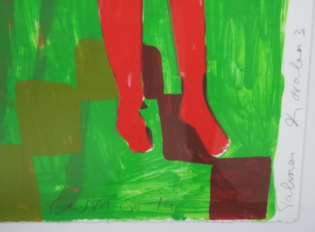 Cees Dolk: Zeefdruk, Talmen en dralen 3 - Ingelijst kopen? Bied vanaf 40!