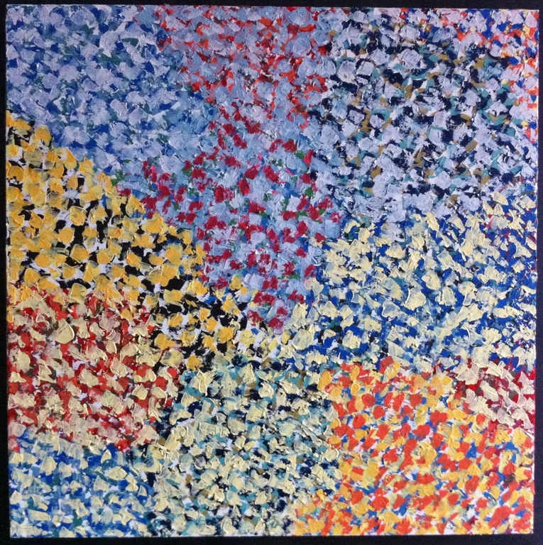 "Milles + 1 Fleurs " John Foppen - Olie/Acryl.- 3D Canvas - Gesign.- Unica. kopen? Bied vanaf 149!