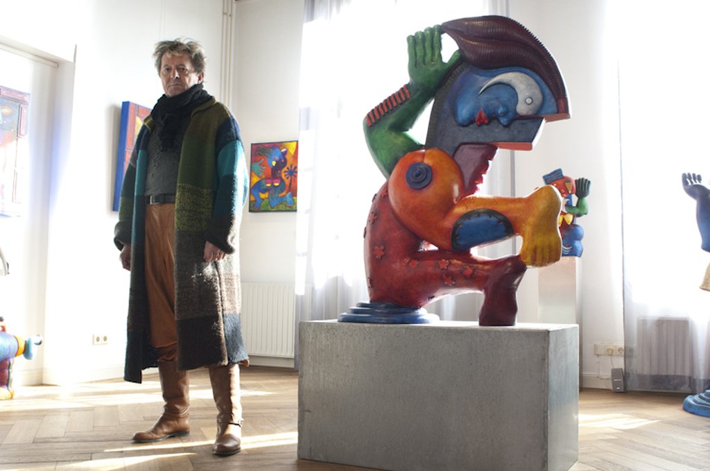 Clemens Briels - Puntillita carved out her name, zeefdruk (mooi ingelijst) kopen? Bied vanaf 200!