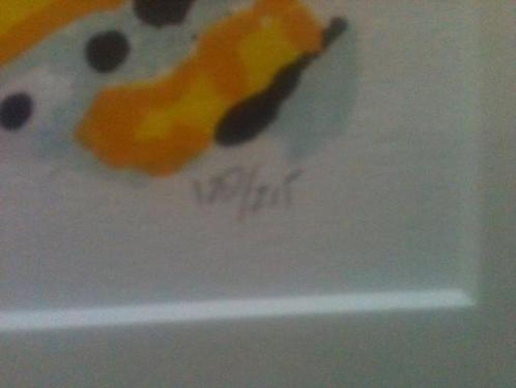 Victor Hasch, kleurrijk en bijzonder zeldzame zeefdruk (handgesigneerd) kopen? Bied vanaf 1!