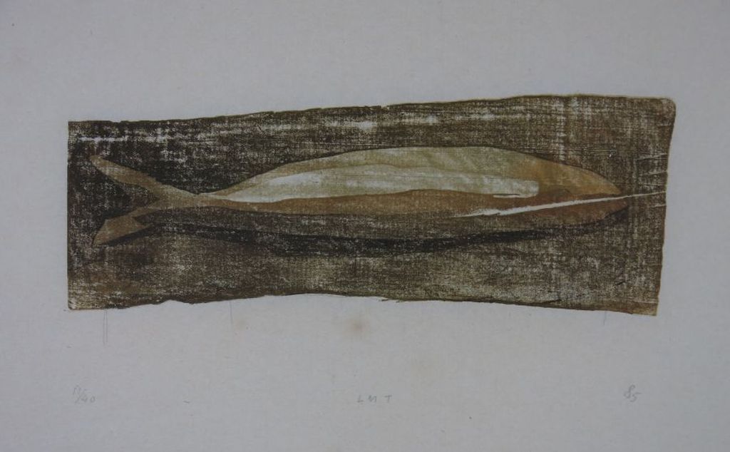 Leon Tebbe: Houtsnede, Vis  kopen? Bied vanaf 1!