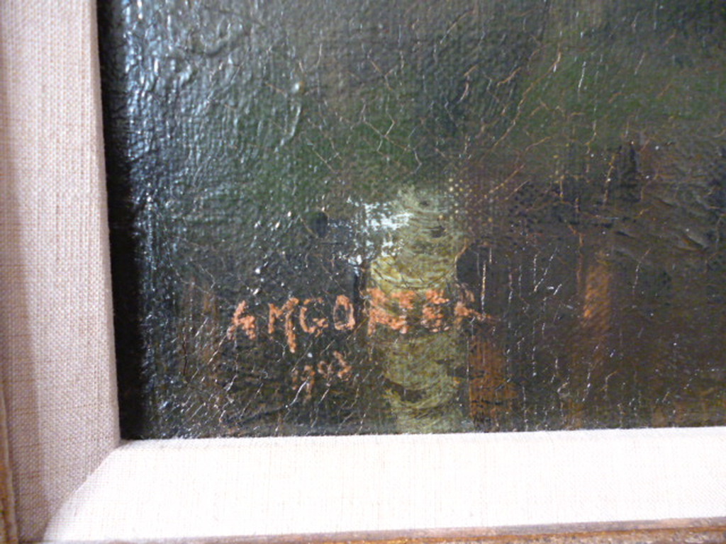 A.M. Gorter - olieverf - Herfststemming kopen? Bied vanaf 1250!