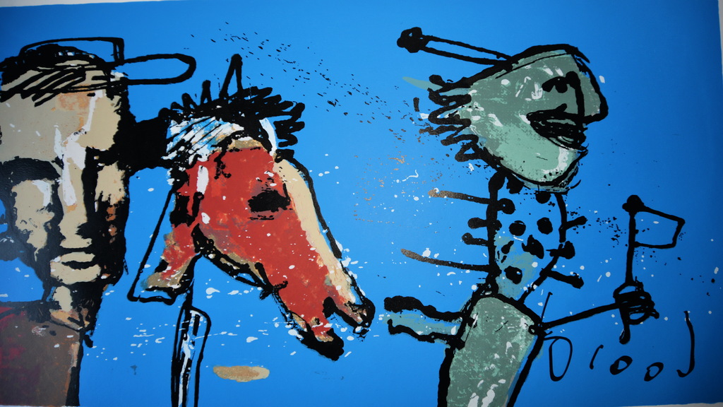 HERMAN BROOD ' Lucebertje'  org.kleurenlitho - gesigneerd + genummerd  29 /150 kopen? Bied vanaf 575!