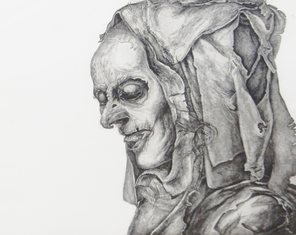 Anneke Kuyper (1942) - ets Dodenmasker - 1980 kopen? Bied vanaf 50!