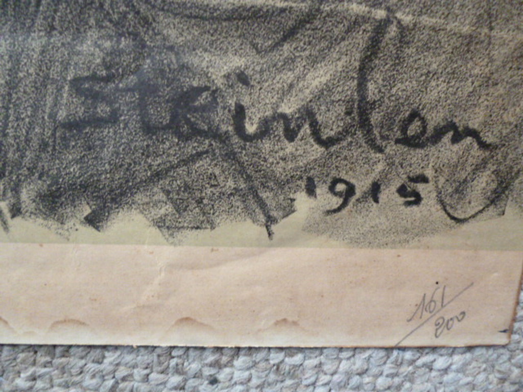 T.A. Steinlen - litho - Twee soldaten kopen? Bied vanaf 55!