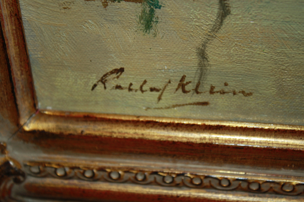 R KLEIN - POLDER MET VISSERS EN HUN BOTEN AAN HET WERK kopen? Bied vanaf 1!