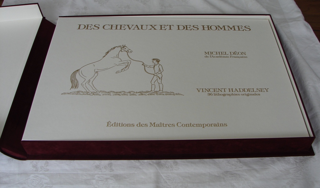 Originele cassette Vincent Haddelsey - 36 lithografieën - gesigneerd. kopen? Bied vanaf 200!