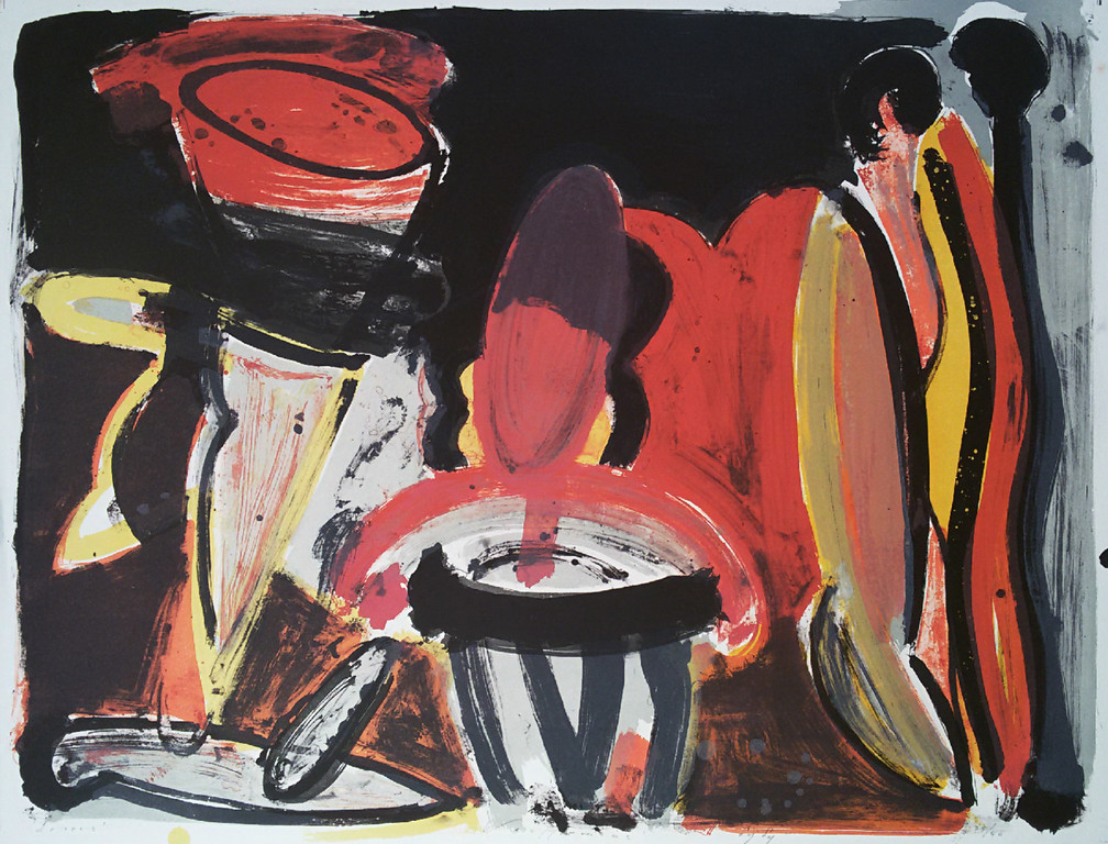 Piet Warffemius - De reis, zeefdruk verkocht voor € 50!