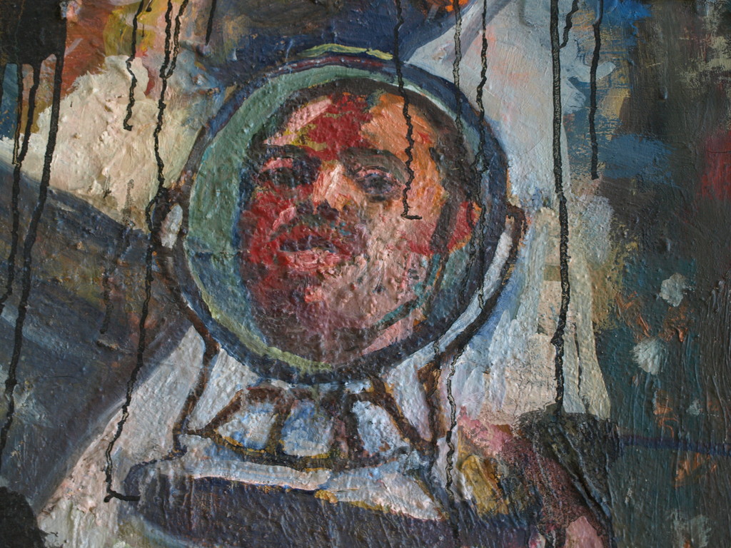 Peter Klashorst : Olieverf op doek – Olympics - gesigneerd - 1984- 100 x 60 cm kopen? Bied vanaf 1!