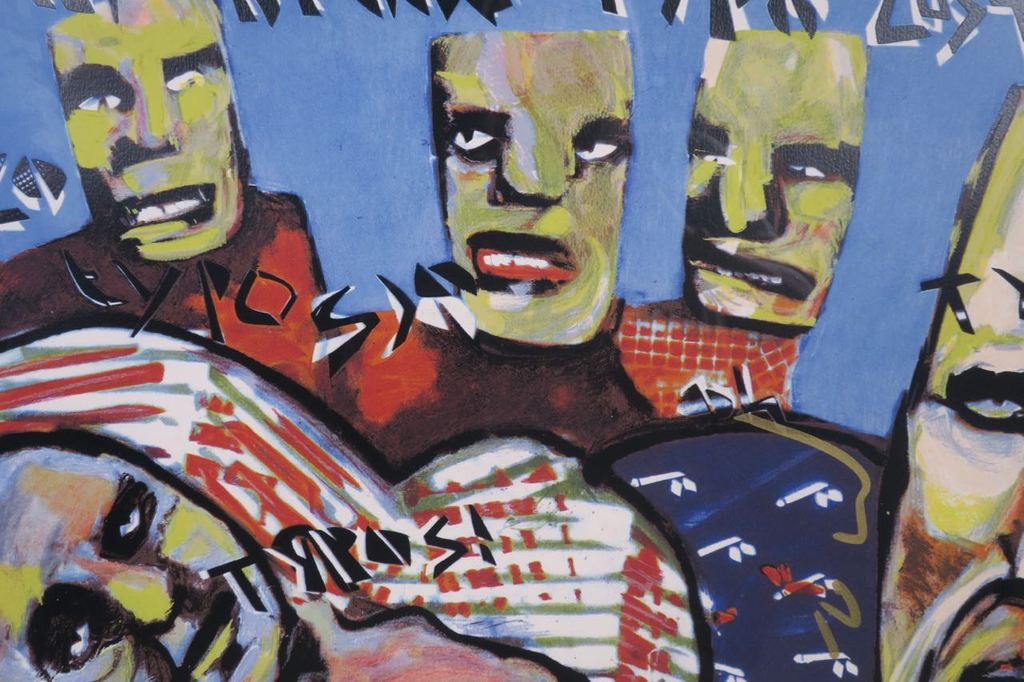 Herman Brood: Zeefdruk, Alfa Brood typo's - Ingelijst kopen? Bied vanaf 180!