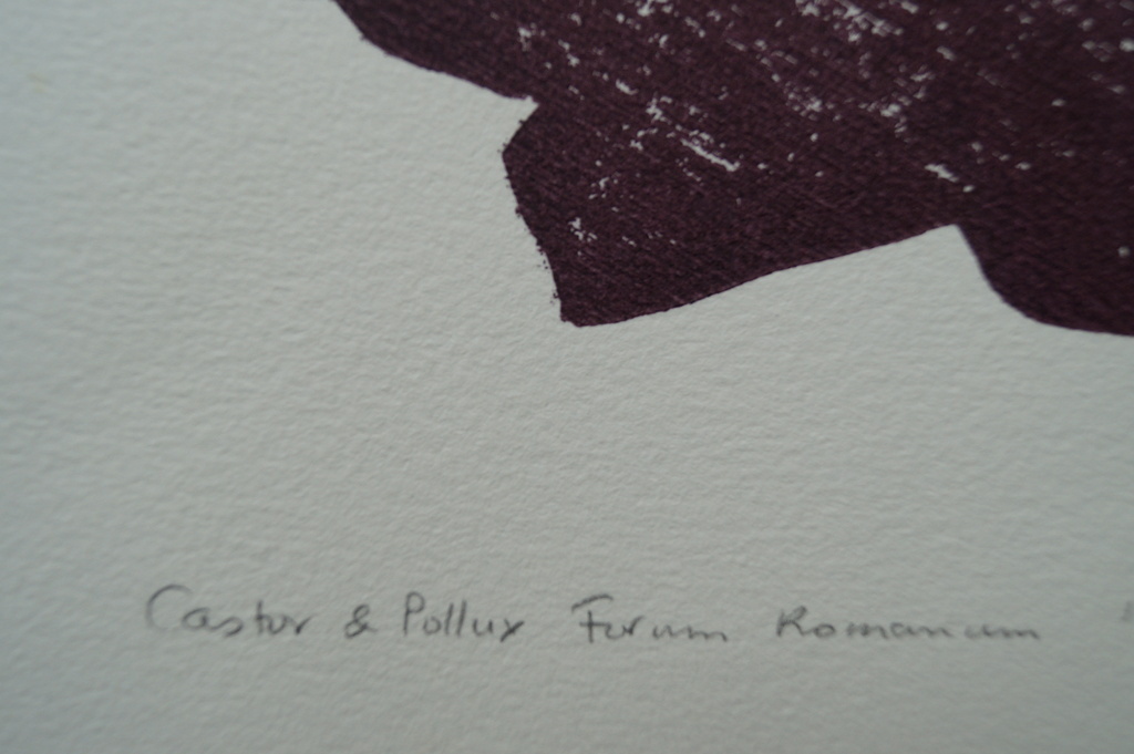 Marja Scholtens - gesigneerde houtsnede - Castor & Pollux .... - 18 ex. kopen? Bied vanaf 1!