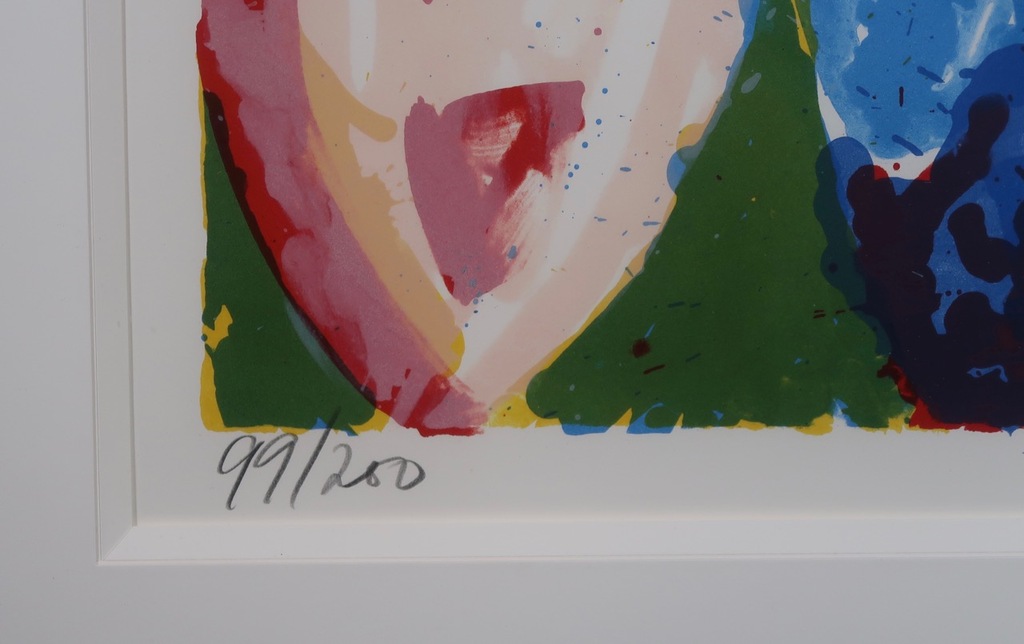 Jan Cremer: Zeefdruk, Tulips 04 - Ingelijst kopen? Bied vanaf 175!