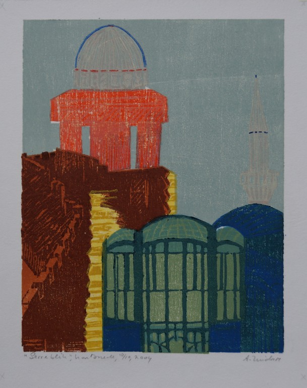 Sasha Zuidam - gesigneerde houtsnede - oplage 10 stuks - 2004 kopen? Bied vanaf 1!