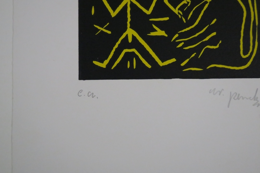 A.R. Penck: Lino, Z.T. kopen? Bied vanaf 250!