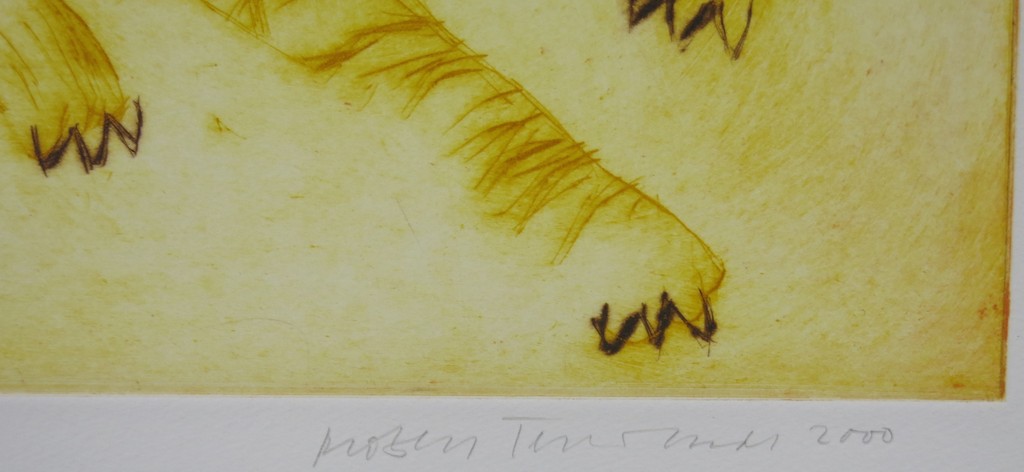 Robert Terwindt: Ets, Man en tijger kopen? Bied vanaf 1!