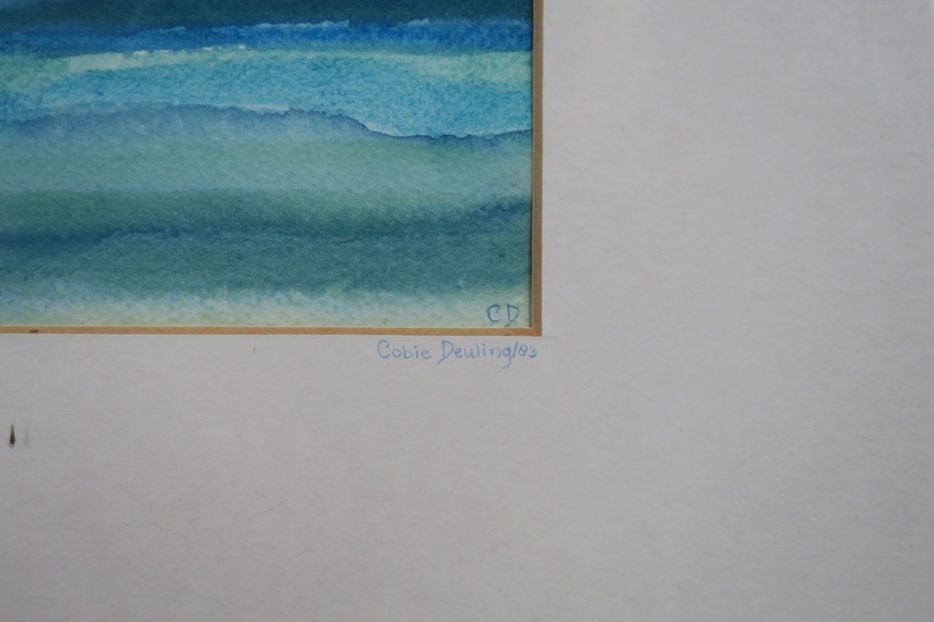 Cobie Deuling: Aquarel, Landschap - Ingelijst kopen? Bied vanaf 20!