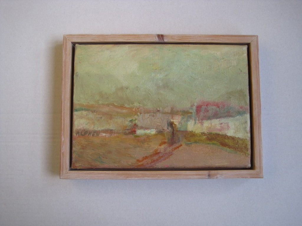 Sterk impressionistisch olieverf op doek "landschap" gesigneerd Alphen 1976  kopen? Bied vanaf 1!