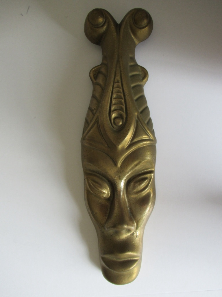 Onbekende kunstenaar: bronzen beeld, masker kopen? Bied vanaf 1!