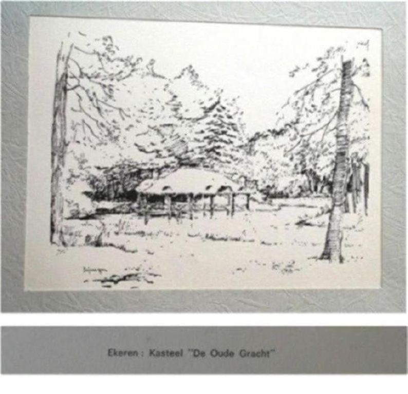 Joop Mijsbergen Rietpen tekeningen - Ekeren- België kopen? Bied vanaf 1!