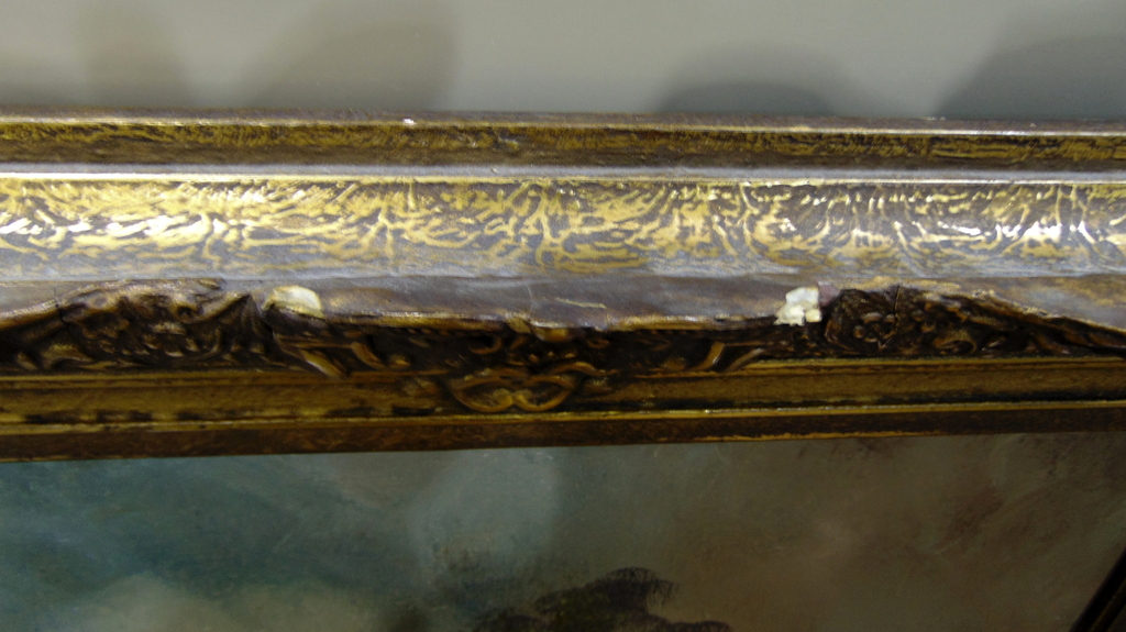 Sfeervol oud hollands landschap met boerderijtje, onbekende kunstschilder kopen? Bied vanaf 1!