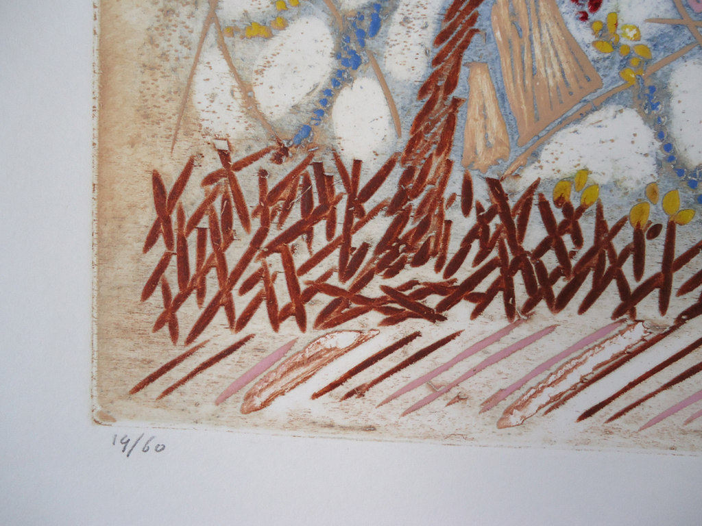 Jean B. Louttre. Gemengde druktechnieken in kleur, "Les feux de la lampe" kopen? Bied vanaf 20!