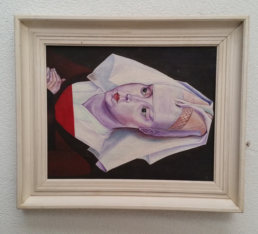 Naar Rogier van der Weyden-Olieverf op hout- portret van een dame kopen? Bied vanaf 1!