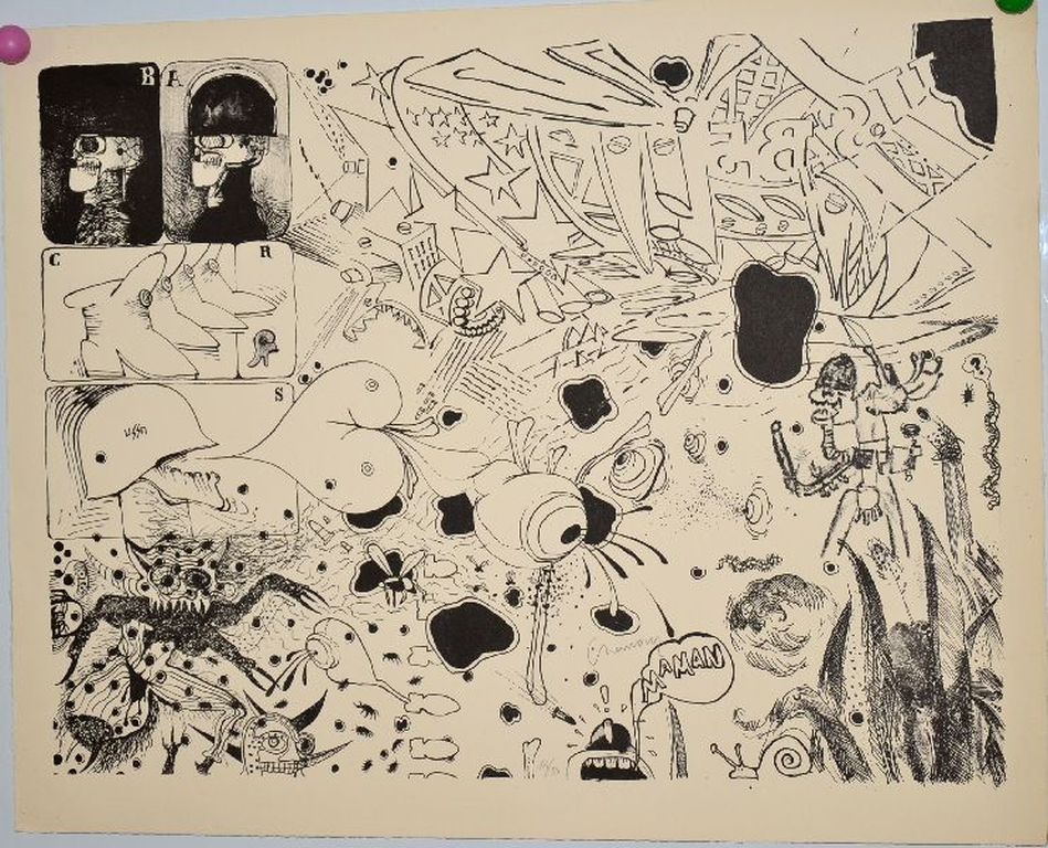 Bijzondere Litho, Situationalisten, o.a. Jacques Chemay kopen? Bied vanaf 35!