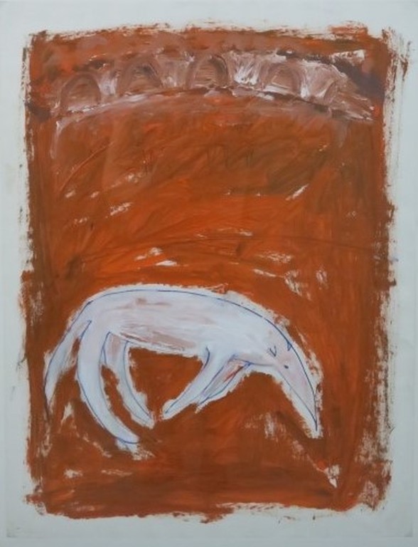 Elizabeth de Vaal: Acryl op papier, Z.T. - Ingelijst kopen? Bied vanaf 1!