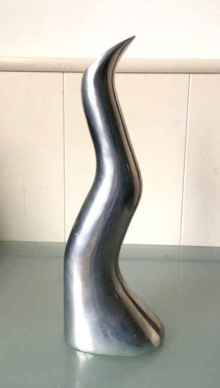 Anna Efverlund - Massief aluminium kandelaar - 1970 kopen? Bied vanaf 19!