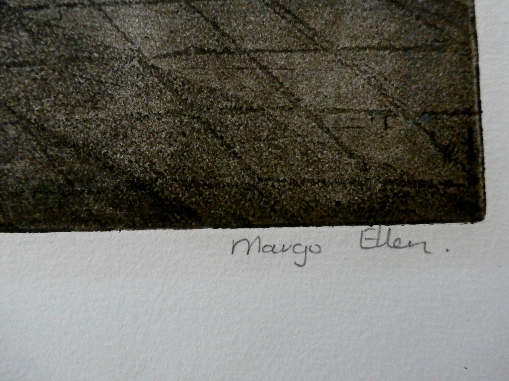 Margot Ellen Oosterhof - Ets/aquatint: Interieur kopen? Bied vanaf 55!