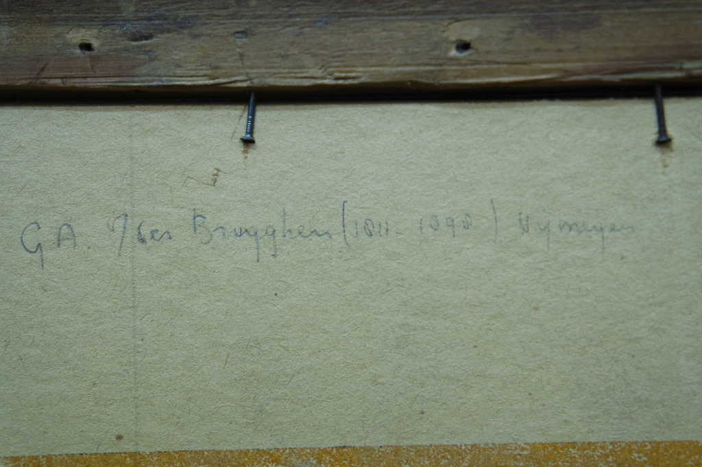 Onbekende kunstenaar - aquarel - twee slapende hondjes kopen? Bied vanaf 45!