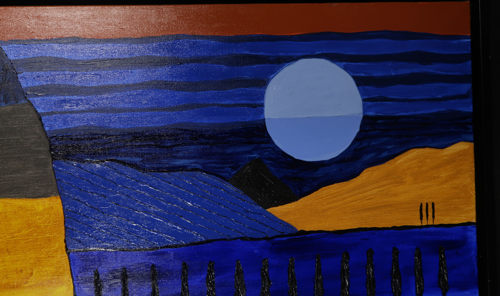 Ronald Boonacker: Acryl op doek, Italy - Ingelijst (Groot) kopen? Bied vanaf 300!