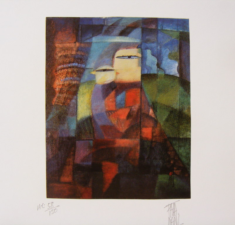 Reginald Pavamani, lithografie, handgesigneerd. kopen? Bied vanaf 25!