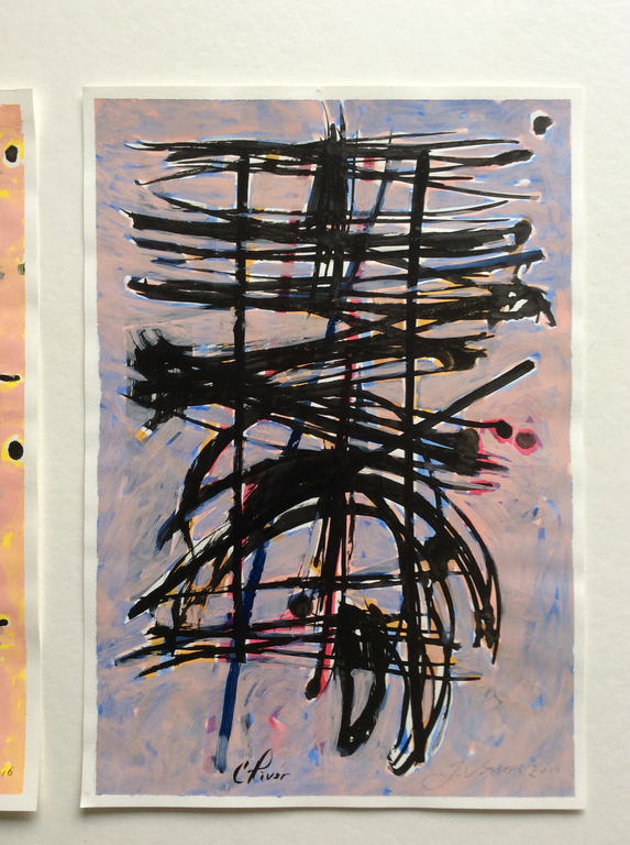 Jack Vissers - Les Saisons - inkt en acryl op papier kopen? Bied vanaf 75!