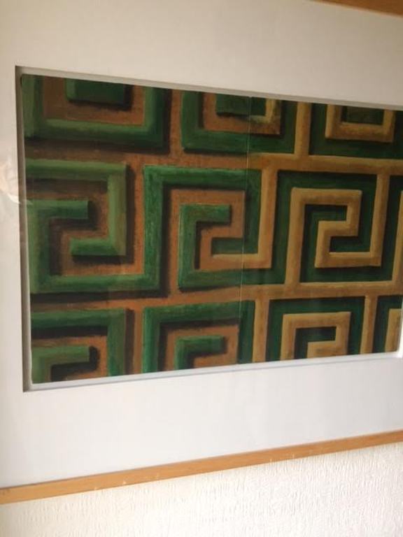 Rene Reynders Olie op paneel  Ingelijst achter glas verkocht voor € 69!