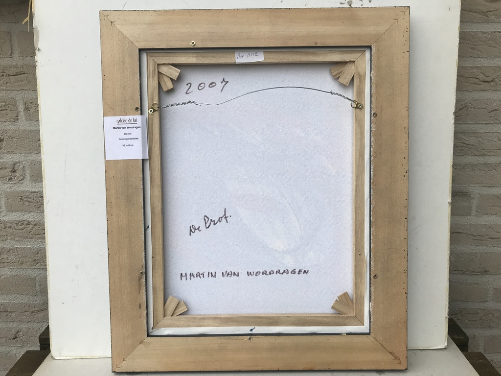 Martin van Wordragen: Schilderij, De Prof 2007 kopen? Bied vanaf 250!