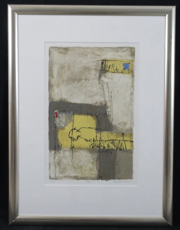 Bernard Remusat: Carborundum, Niobe - Ingelijst verkocht voor € 50!