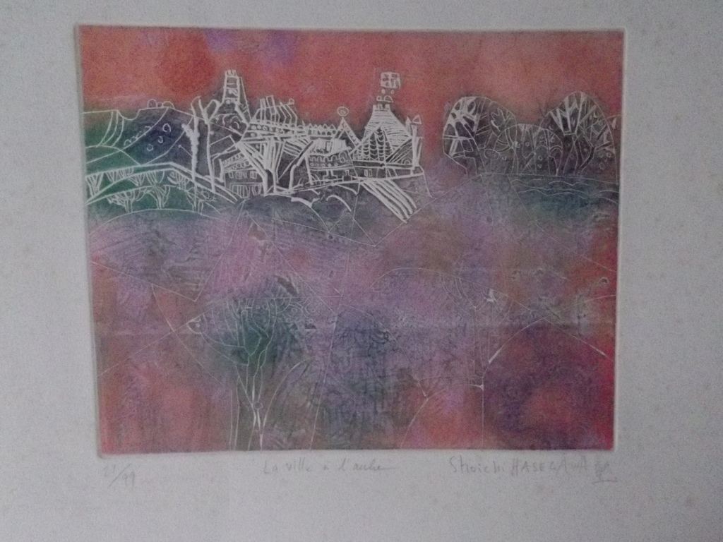 La ville a l´aube, lithografie verkocht voor € 80!