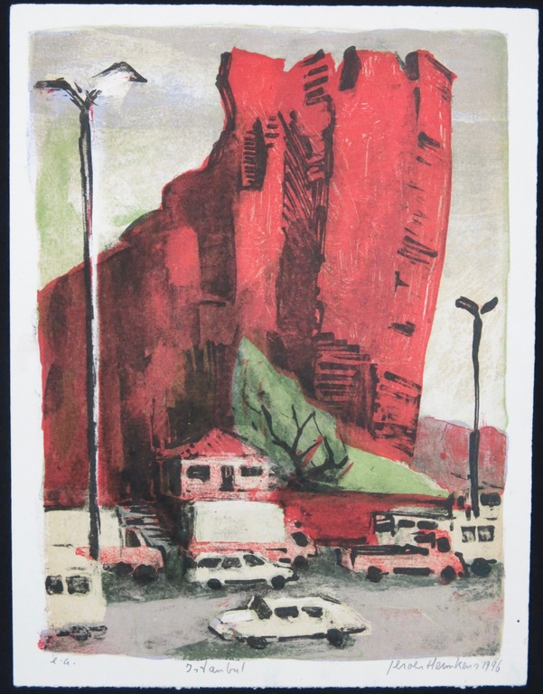 Jeroen Hermkens: Litho, Istanbul verkocht voor € 40!