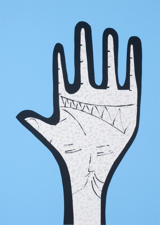 Onbekende kunstenaar: Zeefdruk op papier, Zonder titel kopen? Bied vanaf 1!