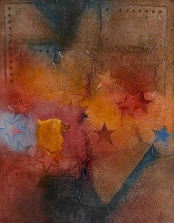 Adsera Riba - grote ets/aquatint 3 - 1990 verkocht voor € 60!