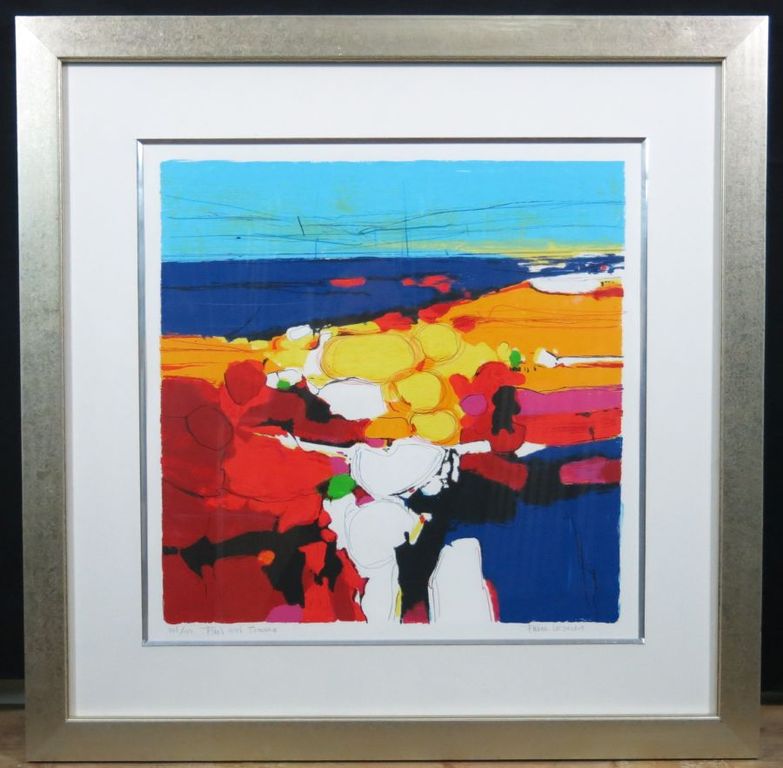 Frank Lejeune: Zeefdruk, First visit Toscane - Ingelijst kopen? Bied vanaf 40!