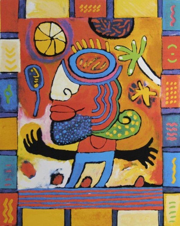 Clemens Briels,zeldzame zeefdruk ''The convertible feeling'' (fraai ingelijst) kopen? Bied vanaf 200!