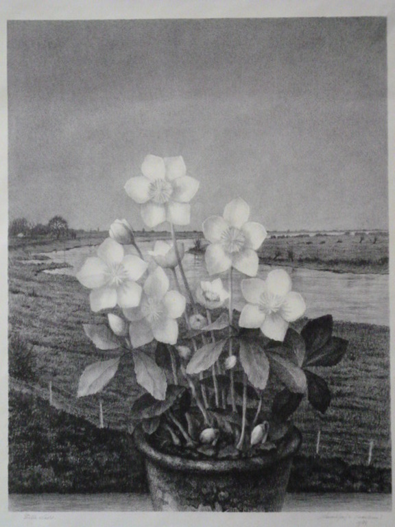 Jan Visser - litho - Stille wacht kopen? Bied vanaf 30!